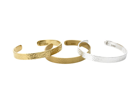 Mens Acre Cuff in Silver