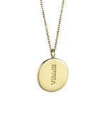 Home Pendant in Gold