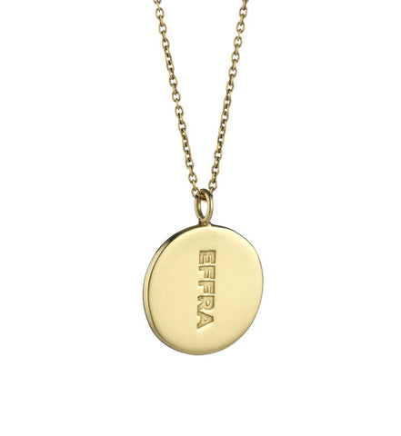 Home Pendant in Gold