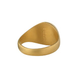 Home Ring and Pendant Set in Matte Gold