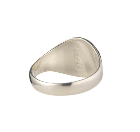 Mens Home Ring in Silver