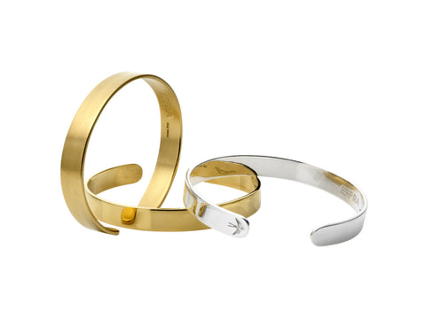 Mens Brxtn Cuff in Polished Gold