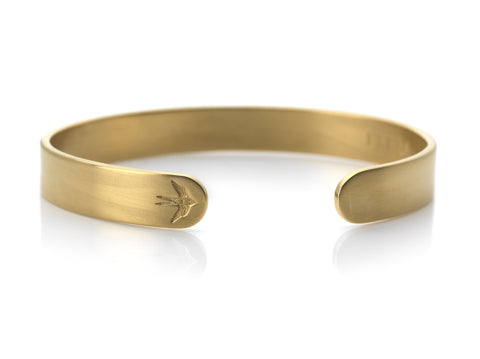 Mens Brxtn Cuff in Matte Gold