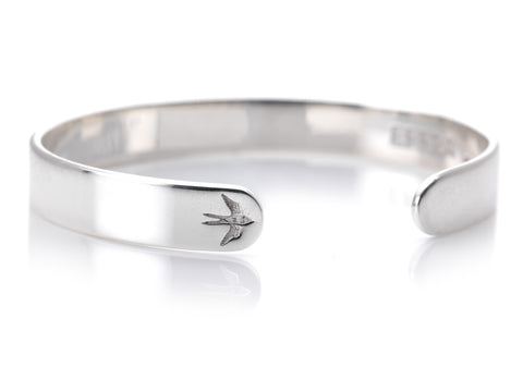 Mens Brxtn Cuff in Silver