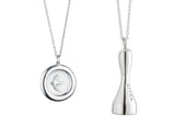 Home Pendant Set in Silver